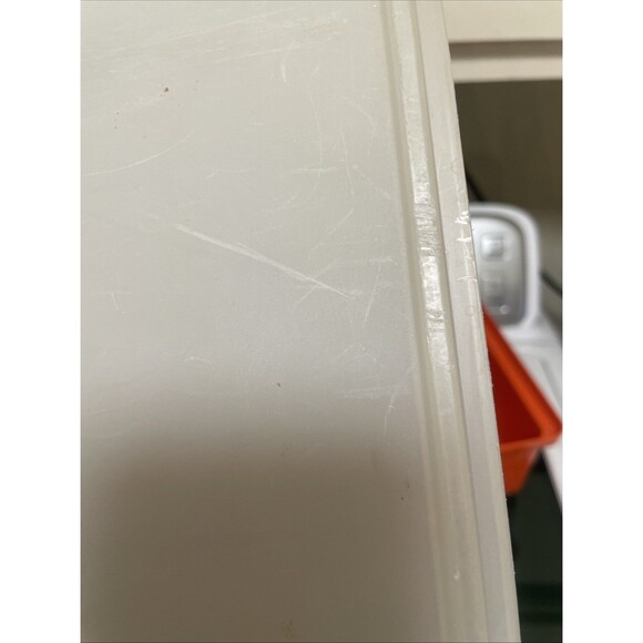 Tupperware TupperCraft Sewing Kit Craft Tackle 4pc Organizer Box Orange - Picture 4 of 6